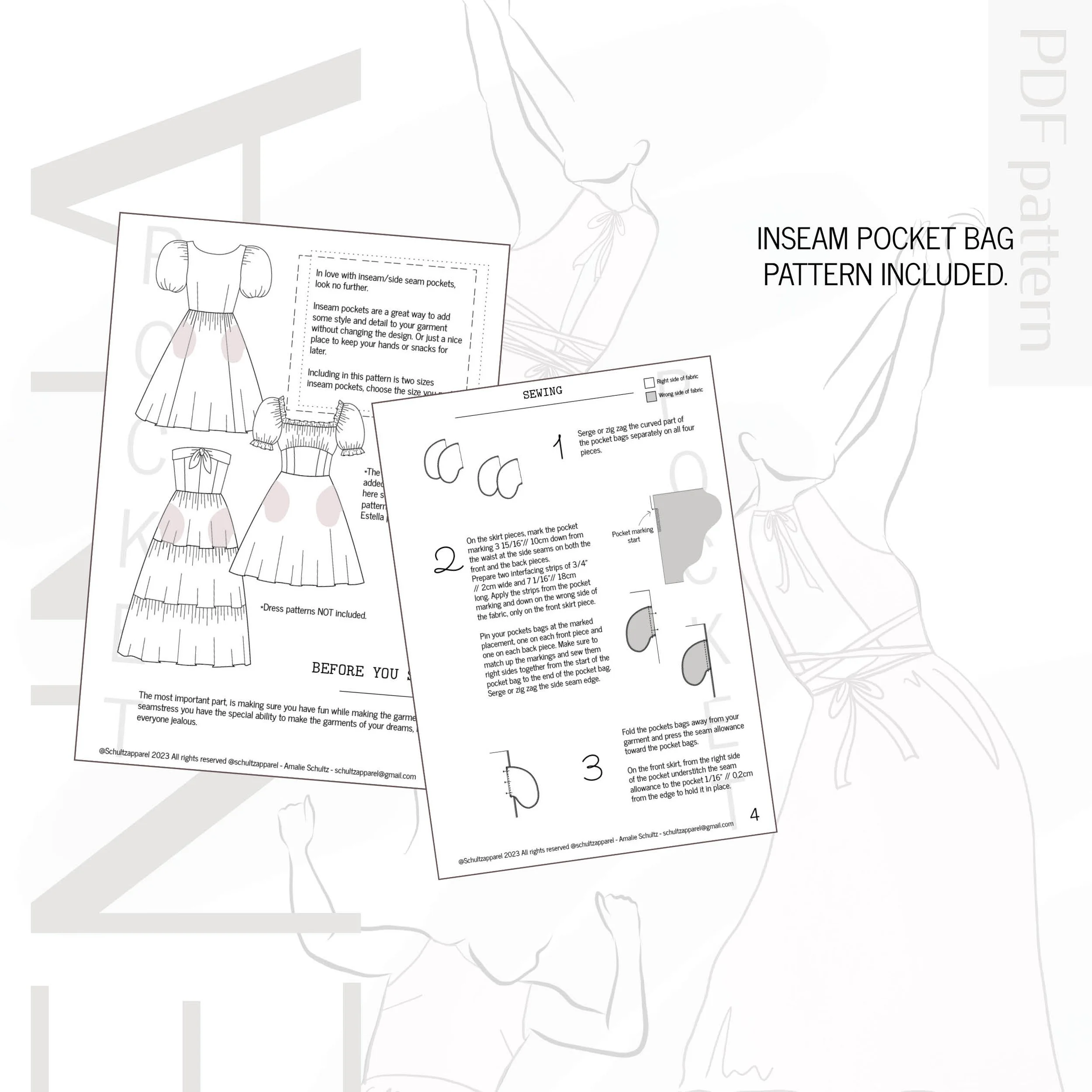 The Senna Pattern - Digital Pattern (B and D size range